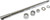 Harddrive Chrome Front Axle with Hardware for XL, FX, and K Models (Part #68-200A)