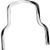 HardDrive Shorty Sissy Bar Chrome for Harley FXD 2002-2005 Part #086051