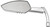 HardDrive Apache Mirror with Knife Stem - Chrome Left Side - Part M60-6343CL