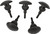 HardDrive Kickstand Rubber Stops 5 Pack OE#62123 by HardDrive - Part 32-0449-R5