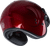 GMAX GM-32 Open Face Helmet in Candy Red, Large - DOT Approved with Internal Sun Visor and Ventilation