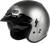 GMAX GM-32 Open Face Helmet Titanium with Sun Visor and Ventilation System