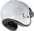 GMAX GM-32 Open Face Helmet Pearl White with Sun Visor and Ventilation System