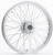 HARDDRIVE Fr 60 Spoke Chrome Front Wheel 19x2.15 with 1 Inch Axle for 2000 and Later Models