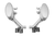 Porsche 997.2 Carrera SOUL Valved Side Mufflers - Black Chrome Tips / Non-PSE