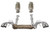 Chevrolet C8 Corvette SOUL Valved Exhaust Package (non-NPP) - Brushed / Dual Wall 4″ Straight Cut