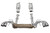 Chevrolet C8 Corvette SOUL Valved Exhaust Package - Polished Chrome / Dual Wall 4″ Slash Cut