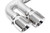 Chevrolet C8 Corvette SOUL Valved Exhaust Package - Polished Chrome / Dual Wall 4″ Slash Cut