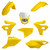 Polisport Restyling Kit with Halo Headlight for Suzuki DRZ400 - Yellow