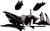 Polisport Plastic Body Kit for Off-Road Vehicles - Black (Part No. 90539)