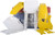 Polisport Plastic Body Kit for Off-Road Vehicles - Yellow (Part #90093)