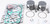 Wiseco SK1405 Standard Bore Small Motor Piston Kit with Gasket and Components