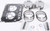 Wiseco PK1861 Top End Kit for Armorglide 80.00/Std 10.2:1 Pol