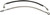 Goodridge Hydraulic Clutch Line +8 for Harley Davidson Models - Part Number HD0005-1CCH+8