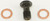 Goodridge P992-03-31SEBK Banjo Bolt Ebony 10mm x 1.0 Short