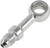 Goodridge P592-03CH Straight Banjo Chrome 3/8" for Custom Brake Line Installations