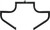 Lindby Engine Guard HD Linbar FLH Touring 97 and Up - Black (Part Number: BL102-1/09)