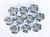 Gardner-Westcott Chrome Flange Nut Kit - Pack of 10, Part 44549