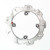 BRAKING HO25RID Rear Brake Rotor - High-Performance Solid Design for Muddy Conditions