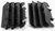 Polisport Radiator Louvers Black for Kawasaki - Part 8472400001