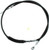 Motion Pro Black Vinyl Clutch LW Cable – Part No. 06-0286