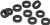 James Gaskets Gasket Washer Shift Lever Black Nylon 10-Pack (Part #6057)