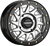 Raceline Squad Bdlk Wheel 15x7 - Hyper Silver with Satin Black Beadlock Ring (Part Number: A12SB-57037+10)
