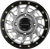 Raceline Squad Bdlk Wheel 15x7 - Hyper Silver with Satin Black Beadlock Ring (Part Number: A12SB-57037+10)