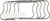 Cometic C9275 Upper Rocker Cover Gasket for Harley Evo Sportster (5-Pack)
