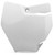 Polisport Front Number Plate White - Part #8665700001 for Dirt Bikes