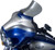 National Cycle Wave Windscreen 7.75" Smoke for Harley FLHT, FLHX, FLTR