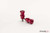 PUIG Swingarm Spools Hi Tech 8mm Red Pair – Part Number 5923R