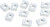 FIRE POWER HK1014 Square Nuts 6mm – Pack of 10