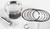 WiseCo Piston Kit Armorglide 80.00/Std 10.2:1 Compression for Enhanced Performance