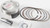 Wiseco Piston Kit Armorglide 102.00/Std 11:1 for Yamaha - Part Number 4903M10200