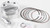 WISECO 4872M07700 Piston Kit for Yamaha 77.00mm Bore, 12.7:1 Compression Ratio