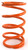 EPI PS-1 Primary Clutch Spring Orange for ATV and Dirt Bike Performance
