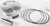 Wiseco 4823M09600 Armorglide Piston Kit for 96.00mm Bore, 13.5:1 Compression