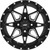ITP Tornado 14x7 Alloy Wheel with Rock Armor Inner Lip - 4/137 Bolt Pattern, 5+2 Offset, Black/Machined Finish
