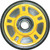 PPD Idler Roller 5.63 Inch x 20 mm Yellow Small Module R5630M-2-401A