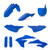 ACERBIS Full Plastic Kit Blue - Part 2726640211 for Motorcycle Replacement