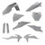 Acerbis 2726490011 Full Plastic Kit in Grey for Motorcycle Restoration