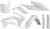 ACERBIS 2314410002 Full Plastic Kit in White for Motorcycle Restoration