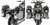 GIVI Outback Side Case Hardware Pair - Durable Steel Mounting Brackets for Motorcycles Part PL5103CAM