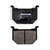 BRAKING 646SM1 Semi Metallic Brake Pad Set for Enhanced Control and Safety