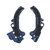ACERBIS X-Grip Frame Guards for Motorcycle – Blue and Black