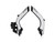 ACERBIS X Grip Frame Guards Black/White - Part 2733451007 for Motorcycle Protection and Enhanced Grip