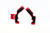 ACERBIS X Grip Frame Guard for KTM and Husqvarna Bikes - Red and Black