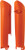 ACERBIS Fork Guard Orange - Part 2113750237 for Motorcycle Protection