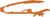 ACERBIS Chain Slider Orange Part 2215070036 for Motorcycle Protection